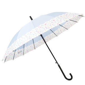 Ovida Japanese style 23 inch with 16 ribs fashion stick umbrella with customer’s logo design fast shipping with cheap price