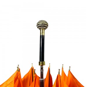 Ovida full body custom ladies fashion animal handle umbrella premium gift promotional logo prints custom orange umbrella