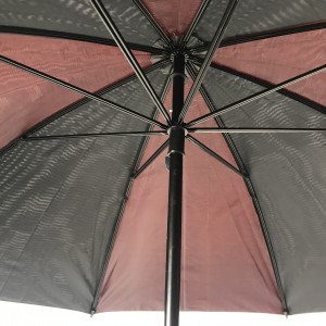 Ovida black and red muti-color customised umbrella with non slip foam handle umbrella