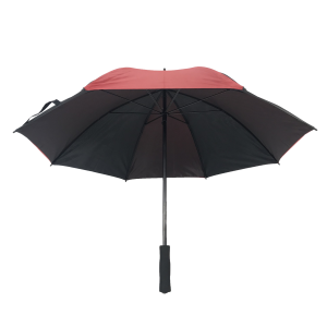 Ovida black and red muti-color customised umbrella with non slip foam handle umbrella