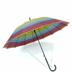 Ovida Automatic 14K Straight Umbrella With Customized Rainbow Lady Umbrellas