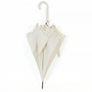 Umbrella nke ụmụnwaanyị OVIDA nke anwụ na mmiri ozuzo. Nhazi pụrụ iche mara mma ma mara mma.