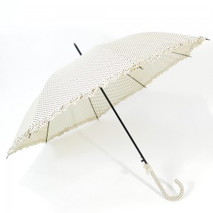 Umbrella nke ụmụnwaanyị OVIDA nke anwụ na mmiri ozuzo. Nhazi pụrụ iche mara mma ma mara mma.