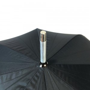 چتر گلف آلومینیومی ضد باد با قاب فایبرگلاس اویدا، چتر تابستانی با روکش نقره‌ای و قابلیت باز شدن خودکار.
