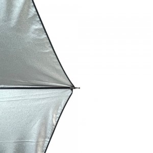 چتر گلف آلومینیومی ضد باد با قاب فایبرگلاس اویدا، چتر تابستانی با روکش نقره‌ای و قابلیت باز شدن خودکار.
