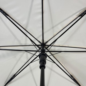 OVIDA Golf Straight Umbrella Paraguas Semi-automatic Open With Silver Coating Custom Design