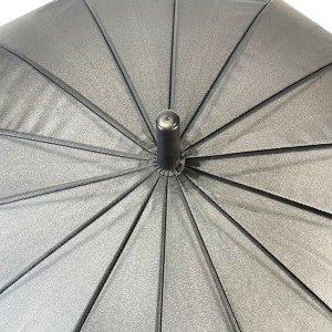 OVIDA 23 Inch 14 Ribs Umbrella Good Quality Black Umbrella Accept Custom Logo Design And Color Changing