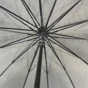 OVIDA 23 Inch 14 Ribs Umbrella Good Quality Black Umbrella Accept Custom Logo Design And Color Changing