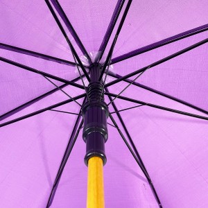Ovida purple umbrella with custom logo prints slogan sponsor umbrellas