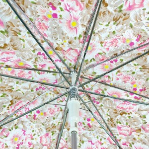 Ovida Tsis Siv Neeg Qhib Kev Cai Tsim Qauv Umbrella 23inch Stick Umbrella 46Arc Pheej Yig Tshaj Umbrellas