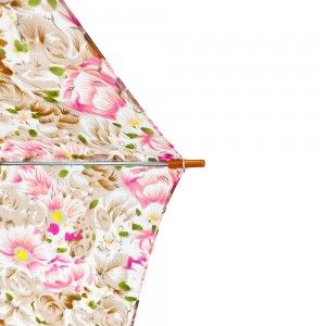Ovida Tsis Siv Neeg Qhib Kev Cai Tsim Qauv Umbrella 23inch Stick Umbrella 46Arc Pheej Yig Tshaj Umbrellas