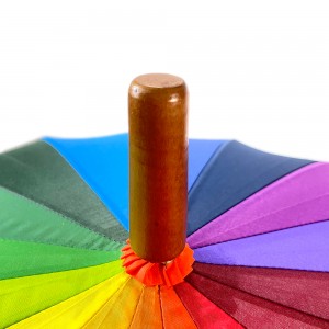 Ovida Automatic Open Custom Designer Umbrellas 16Panels Umbrella Auto 46Arc Umbrellas Wholesale