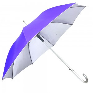 OVIDA Mkpuchi Umbrella Aluminom Shaft UV nke dị mfe nwere imewe ahaziri ahazi