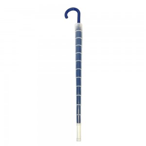 Ovida semi-Automatic cup umbrellas with super waterproof pongee fabric customer’s logo printing design blue umbrella