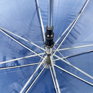 Ovida semi-Automatic cup umbrellas with super waterproof pongee fabric customer’s logo printing design blue umbrella