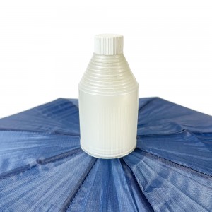 Ovida semi-Automatic cup umbrellas with super waterproof pongee fabric customer’s logo printing design blue umbrella