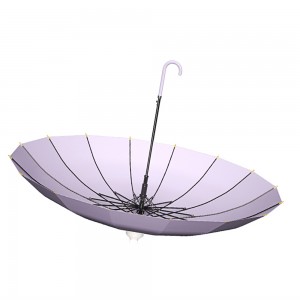 OVIDA 23 inch 16 ribs windproof umbrella luxurious and modern fashion cup umbrella