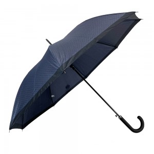 OVIDA 23 Inch 8 Ribs Crook J Shape Handle Custom Straight Umbrella