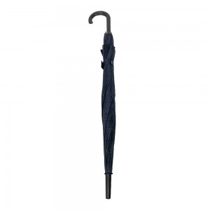 OVIDA 23 Inch Metal Frame Wooden Crook Handle Straight Umbrella
