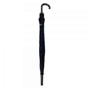 OVIDA Metal Frame Wooden Crook Handle Promotional Straight Umbrella