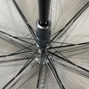 OVIDA Metal Frame Wooden Crook Handle Promotional Straight Umbrella