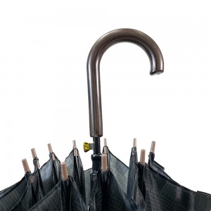 OVIDA Metal Frame Wooden Crook Handle Cheap Promotional Umbrella