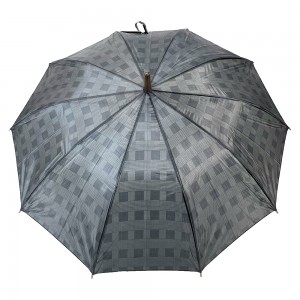 OVIDA Metal Frame Wooden Crook Handle Cheap Promotional Umbrella