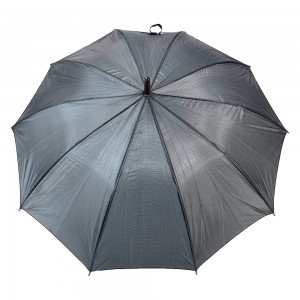 OVIDA Hot Sell Metal Frame Wood Crook Handle Promotional Umbrella