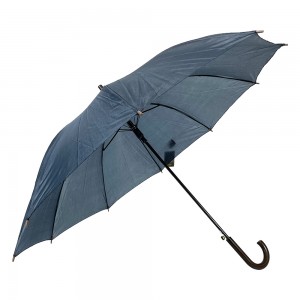 OVIDA 23 Inch 8 Panels Wooden Crook Handle Classical Straight Umbrella