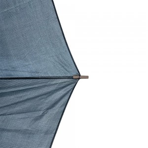 OVIDA 23 Inch 8 Panels Wooden Crook Handle Classical Straight Umbrella
