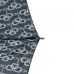 OVIDA 2023 Hot Sell Straight Umbrella Black Metal Frame Promotional Umbrella