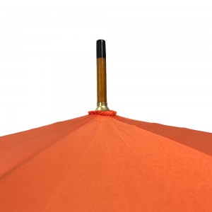 OVIDA Automatic 23 Inches Stick UV Classic Women’s Umbrella with Wooden Handle Strong Sturdy