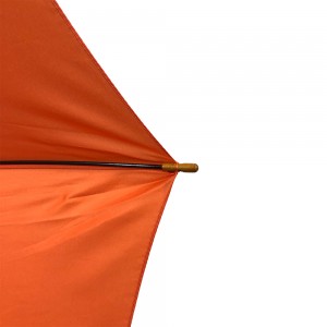 OVIDA Automatic 23 Inches Stick UV Classic Women’s Umbrella with Wooden Handle Strong Sturdy