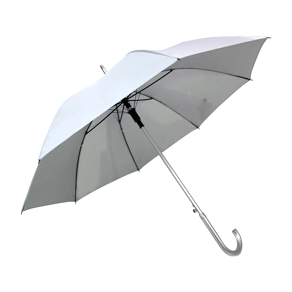 OVIDA Large Size Auto Open Aluminium Shaft J Hook Handle Stick Straight Umbrella manufacture