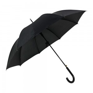 OVIDA 23 Inch Pongee Fabric Promo Straight Umbrella with J Handle