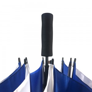 OVIDA OEM ODM lub kaus lag luam wholesale 23-nti Lub kaus Waterproof Windproof Golf Umbrella Supplier