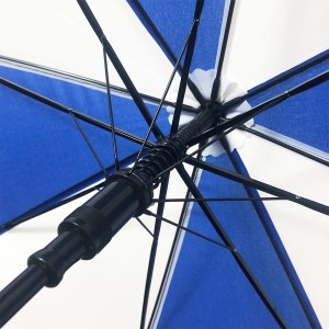 OVIDA OEM ODM lub kaus lag luam wholesale 23-nti Lub kaus Waterproof Windproof Golf Umbrella Supplier