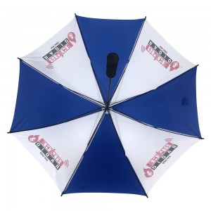 OVIDA OEM ODM lub kaus lag luam wholesale 23-nti Lub kaus Waterproof Windproof Golf Umbrella Supplier