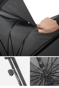 چتر مستقیم ۲۵ اینچی اویدا سایز بزرگ با لوگوی مشتری و قابلیت تغییر رنگ