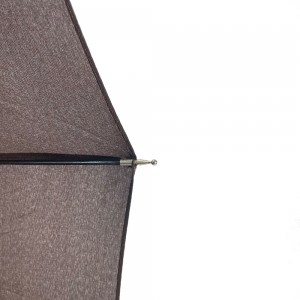 Ovida 25 Inch 25 Ombrella Kwụ ọtọ Akpaka Nnukwu Ombrela Crook nke nwere Nhazi Mbipụta Akara Ndị Ahịa
