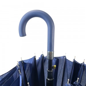 Ovida 25 Inch 25 Umbrella J Shape Handle Nnukwu Ogo Golf nke Ndị Ahịa Ji Nhazi Ya