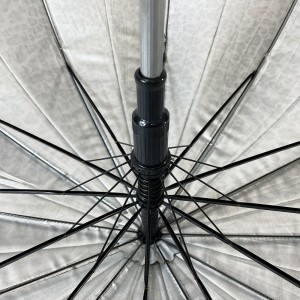 Ovida Automatic Open Stick Umbrella Curve Handle Gents Umbrella For Man Non-slip Cane Umbrellas