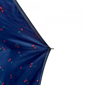 OVIDA Automatic 25inch 8Ribs Big Size Straight Rubber Handle Umbrella with Blue Color