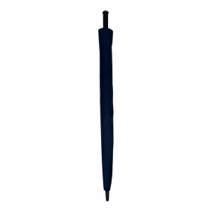 OVIDA Automatic 25inch 8Ribs Big Size Straight Rubber Handle Umbrella with Blue Color