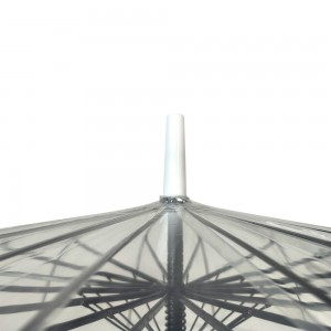 OVIDA POE Transparent Straight Umbrella Custom Clear Stick Umbrella Manufacturer Wholesale Supplier