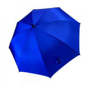 Ovida 27 Inch 8 Ribs Auto Open Big Size Golf Umbrella With EVA Soft Handle With Soft Piping For Business Gift Outdoor Umbrella