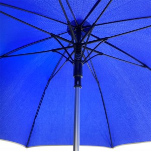 Ovida 27 Inch 8 Ribs Auto Open Big Size Golf Umbrella With EVA Soft Handle With Soft Piping For Business Gift Outdoor Umbrella