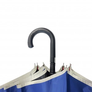 Ovida Pwomosyon Logo Personnalisé Non Mak Enprime Otomatik Ouvè Parapli Gòlf ak bann reflechi Ombrello Paraguas Parapluie