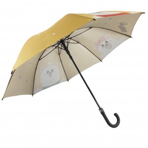 Ovida 27inch 8K Windproof Business Waterproof Outdoor Umbrella with uv silver coating Cheap Promotional Golf Umbrellas