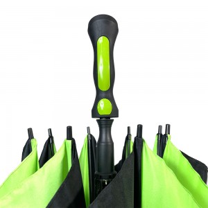 Ovida Multi color Extra Large Golf straight  Umbrella Double Canopy Vented Windproof Automatic Open Stick parasols for Men